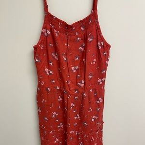 Abercrombie kids NWT red floral jumper size 13/14
